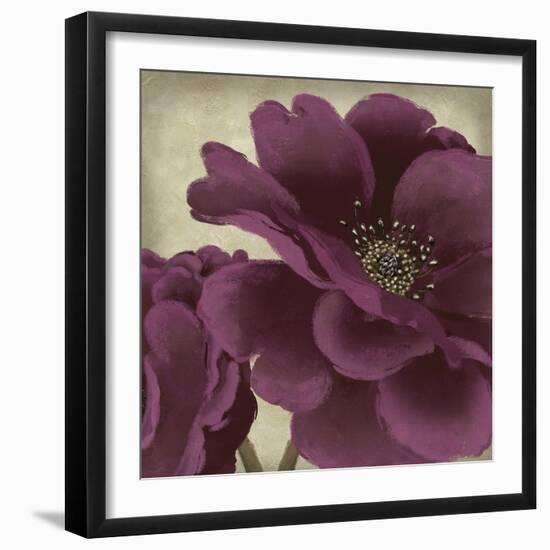 Peony Dusk I-Linda Wood-Framed Giclee Print