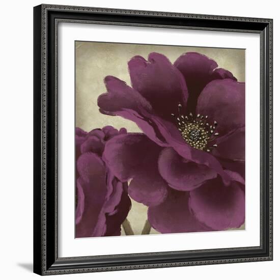 Peony Dusk I-Linda Wood-Framed Giclee Print