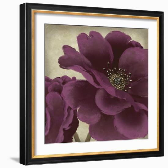 Peony Dusk I-Linda Wood-Framed Giclee Print