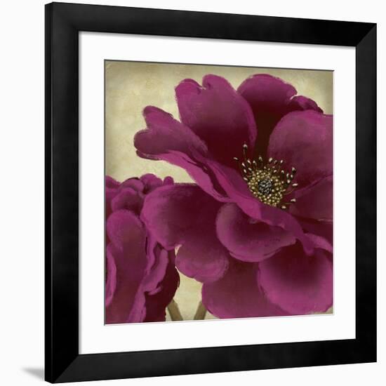 Peony Dusk II-Linda Wood-Framed Art Print