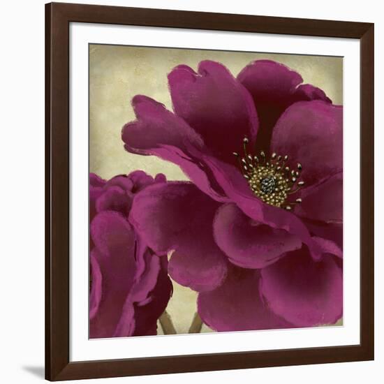 Peony Dusk II-Linda Wood-Framed Art Print