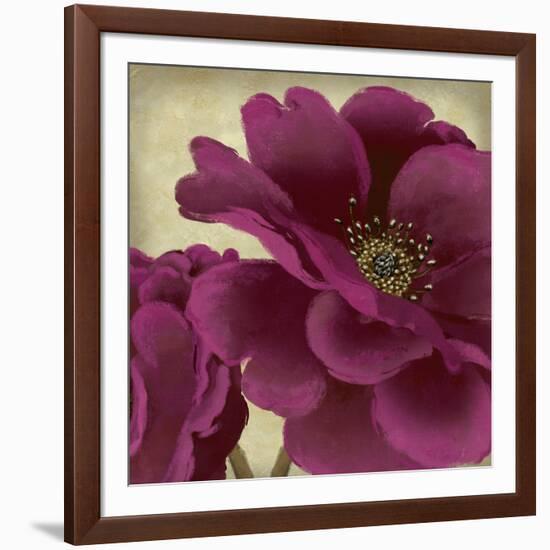 Peony Dusk II-Linda Wood-Framed Art Print