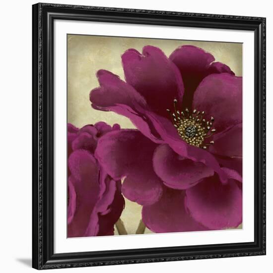 Peony Dusk II-Linda Wood-Framed Art Print