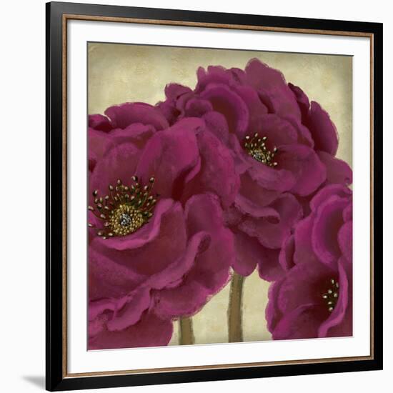 Peony Dusk II-Linda Wood-Framed Art Print