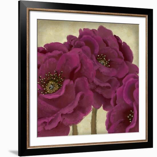 Peony Dusk II-Linda Wood-Framed Art Print