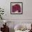 Peony Dusk II-Linda Wood-Framed Art Print displayed on a wall