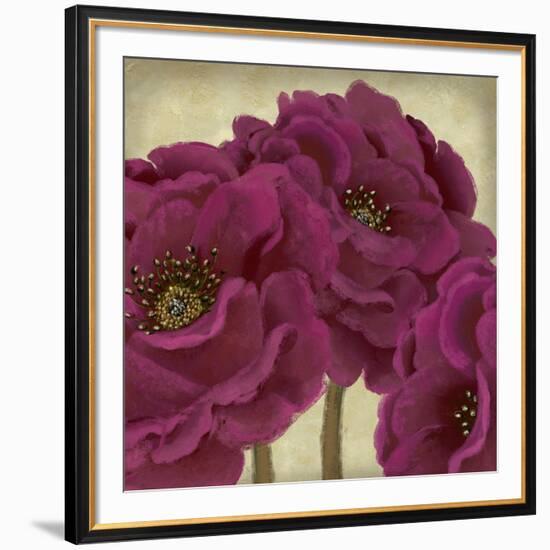 Peony Dusk II-Linda Wood-Framed Art Print