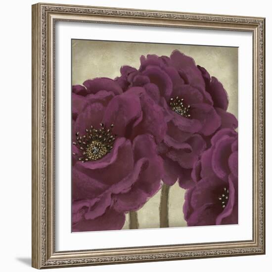 Peony Dusk II-Linda Wood-Framed Giclee Print