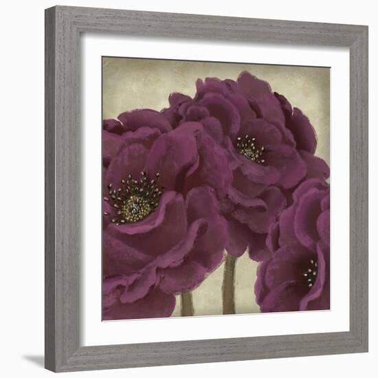 Peony Dusk II-Linda Wood-Framed Giclee Print