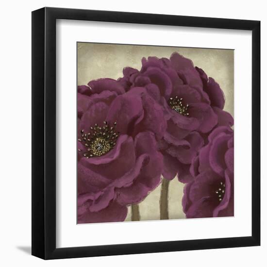 Peony Dusk II-Linda Wood-Framed Giclee Print