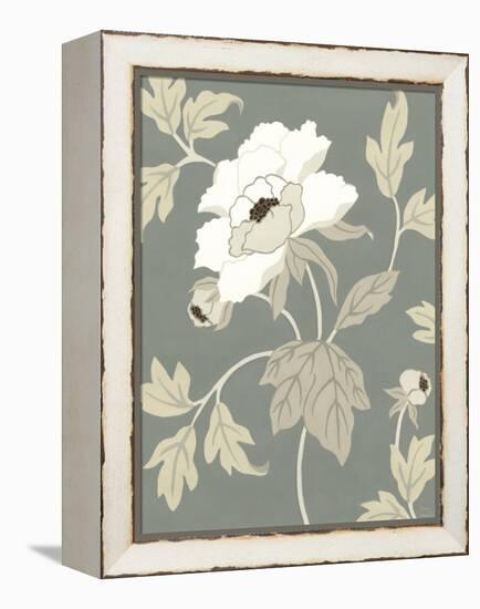 Peony Elegance I-Nancy Slocum-Framed Stretched Canvas