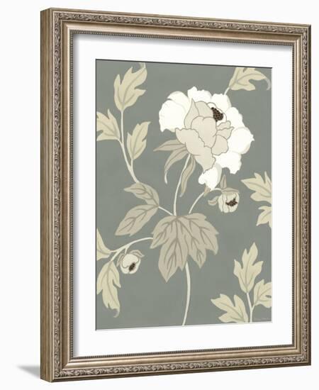 Peony Elegance II-Nancy Slocum-Framed Art Print