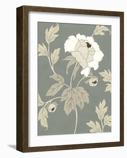 Peony Elegance II-Nancy Slocum-Framed Art Print