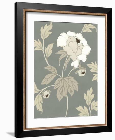 Peony Elegance II-Nancy Slocum-Framed Art Print