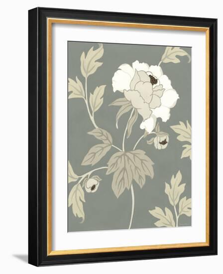 Peony Elegance II-Nancy Slocum-Framed Art Print