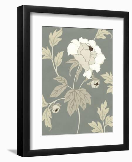 Peony Elegance II-Nancy Slocum-Framed Art Print