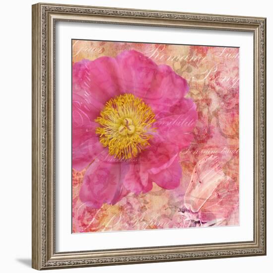 Peony - Feminine Beauty-Cora Niele-Framed Photographic Print