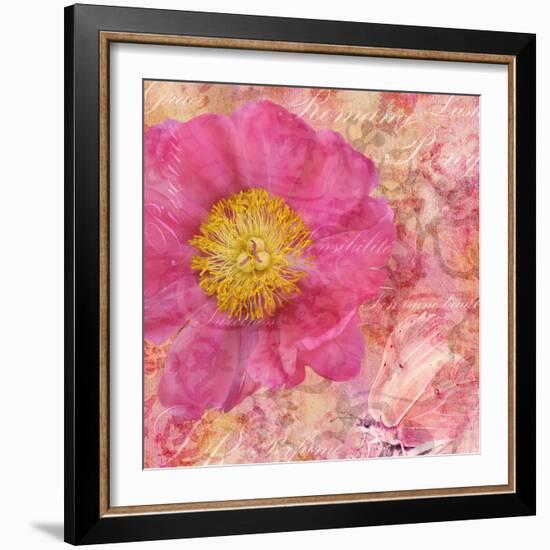 Peony - Feminine Beauty-Cora Niele-Framed Photographic Print