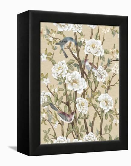 Peony Flock-Mark Chandon-Framed Stretched Canvas