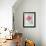 Peony Flower in a Vase-egal-Framed Photographic Print displayed on a wall