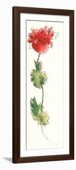 Peony Form Poppies I-Shirley Novak-Framed Art Print