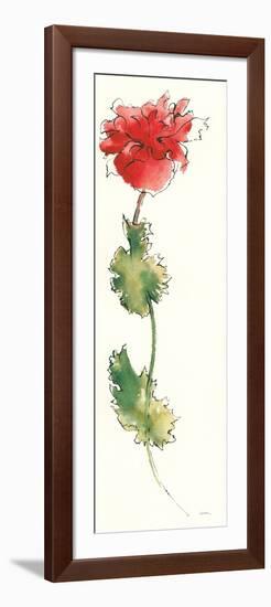 Peony Form Poppies I-Shirley Novak-Framed Art Print