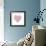 Peony Heart-Martina-Framed Giclee Print displayed on a wall