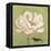 Peony on Olive II-Emma Scarvey-Framed Stretched Canvas