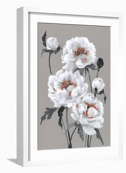 Peony Profusion I-Jennifer Goldberger-Framed Art Print