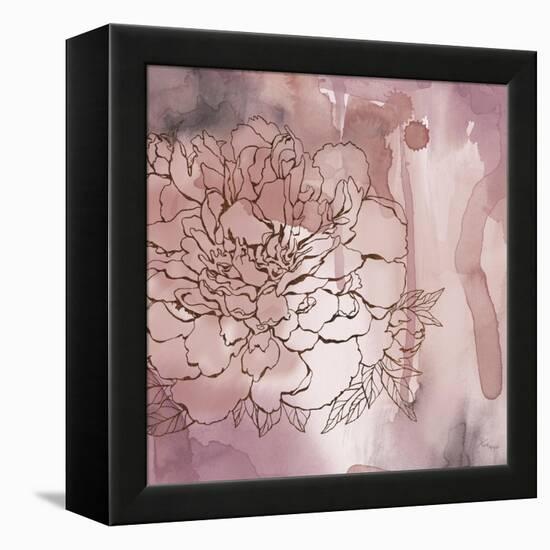 Peony Reverie 1-Tina Epps-Framed Stretched Canvas