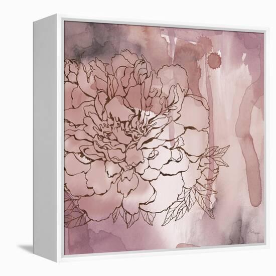 Peony Reverie 1-Tina Epps-Framed Stretched Canvas
