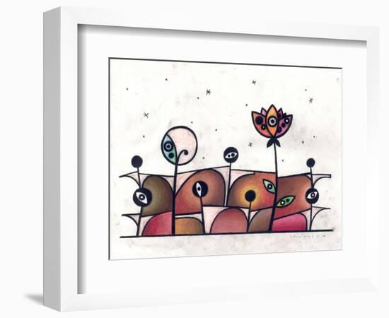 People and Flower-Enrico Varrasso-Framed Art Print