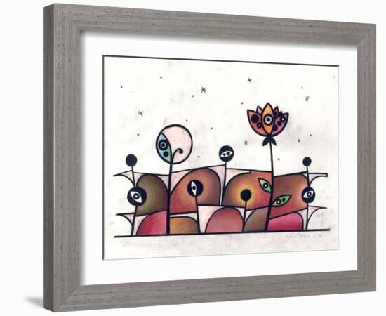 People and Flower-Enrico Varrasso-Framed Art Print