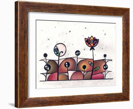 People and Flower-Enrico Varrasso-Framed Art Print