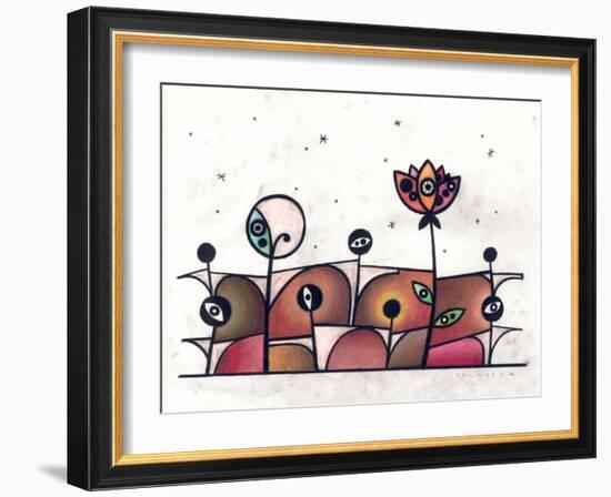 People and Flower-Enrico Varrasso-Framed Art Print