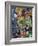 People at a Fruit and Vegetable Stall in the Market Hall in Funchal, Madeira, Portugal-Hans Peter Merten-Framed Photographic Print