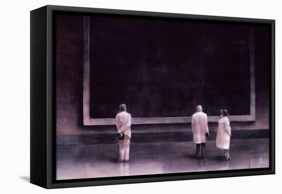 People at an Exhibition, 1990-Lincoln Seligman-Framed Premier Image Canvas
