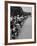 People at Civil Rights Rally Soaking their Feet in the Reflecting Pool at the Washington Monument-John Dominis-Framed Photographic Print