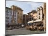 People at Outside Restaurant in Pantheon Square, Rome, Lazio, Italy, Europe-Angelo Cavalli-Mounted Photographic Print