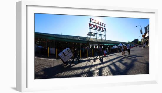 People at Public Market in Seattle, Washington State, USA-null-Framed Photographic Print