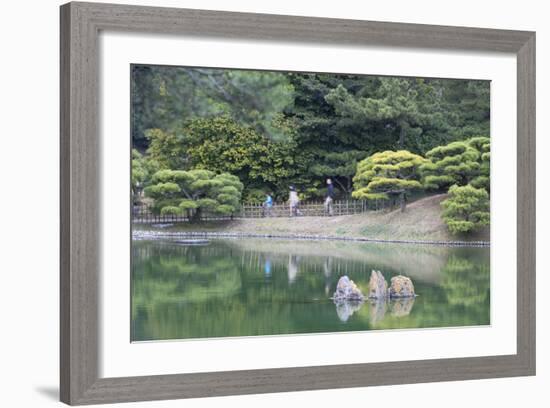 People at Ritsurin-Koen, Takamatsu, Shikoku, Japan-Ian Trower-Framed Photographic Print