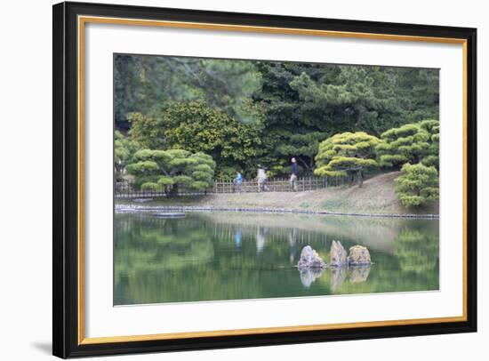 People at Ritsurin-Koen, Takamatsu, Shikoku, Japan-Ian Trower-Framed Photographic Print