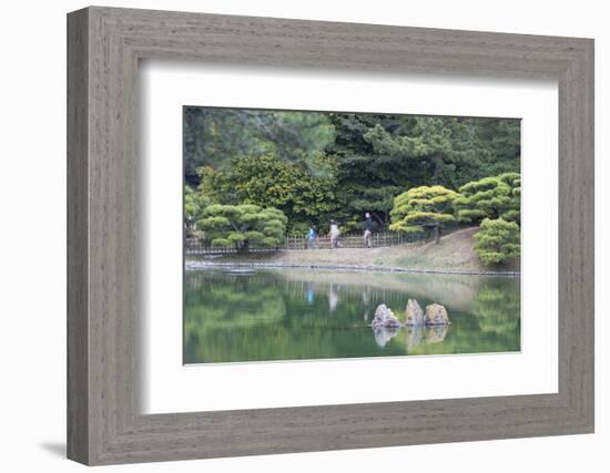 People at Ritsurin-Koen, Takamatsu, Shikoku, Japan-Ian Trower-Framed Photographic Print