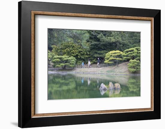 People at Ritsurin-Koen, Takamatsu, Shikoku, Japan-Ian Trower-Framed Photographic Print