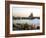 People at Trendy Rheinterrassen Bar and Restaurant Beside the River Rhine, Cologne, Germany-Yadid Levy-Framed Photographic Print