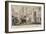 People Bargaining for Mounts at West Smithfield, London, 1825-Theodore Lane-Framed Giclee Print