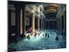 People Bathing in the Hotel Gellert Baths, Budapest, Hungary, Europe-Woolfitt Adam-Mounted Photographic Print