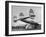 People Boarding Twa Plane "Constellation"-null-Framed Photographic Print