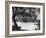 People Boat Riding in Prospect Park-Ed Clark-Framed Photographic Print