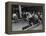 People Bowling at the Mcculloch Motors Recreation Building-J^ R^ Eyerman-Framed Premier Image Canvas